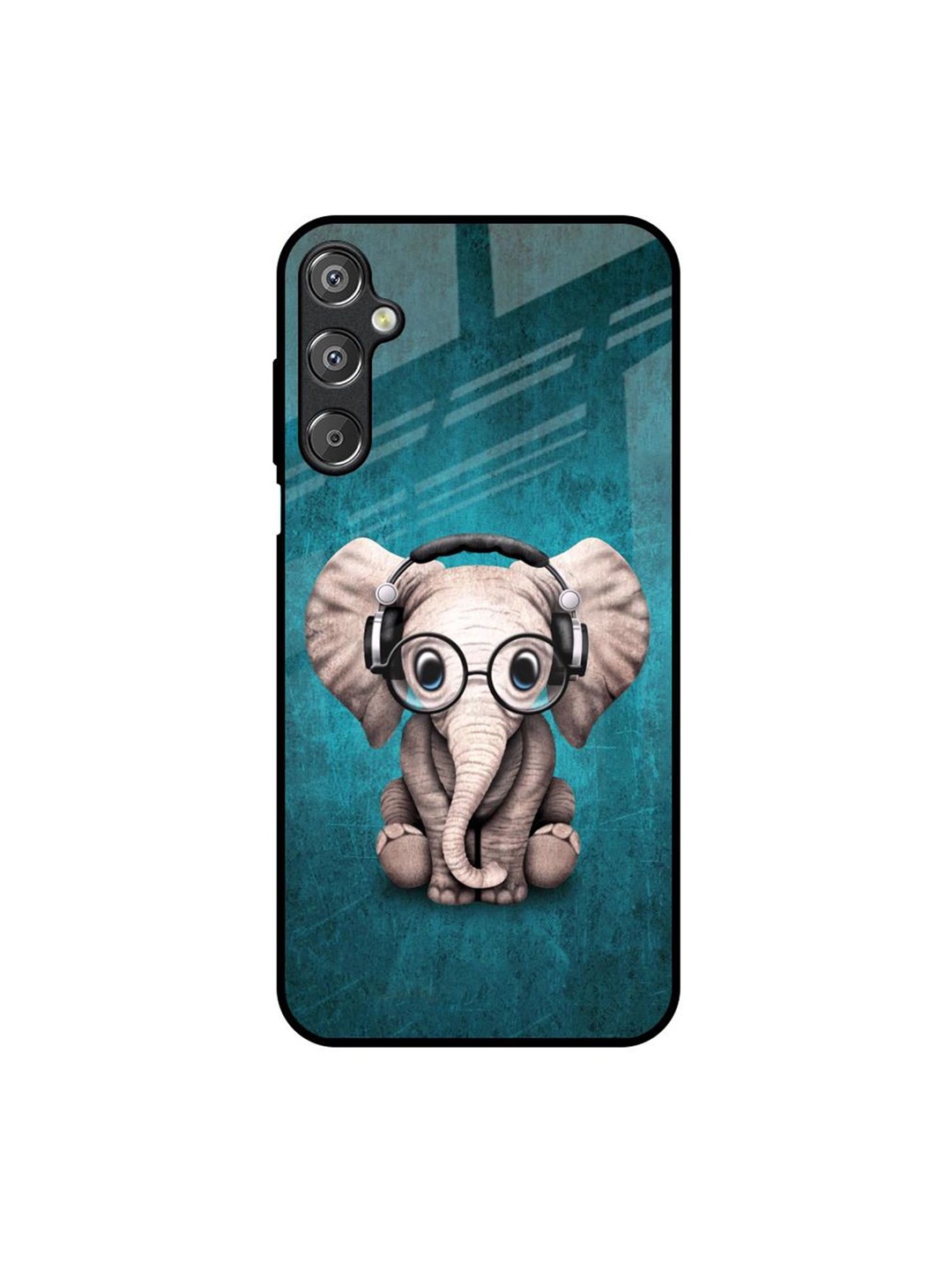 

QRIOH Quirky Printed Samsung Galaxy M15 5G Back Case Mobile Accessories, Blue