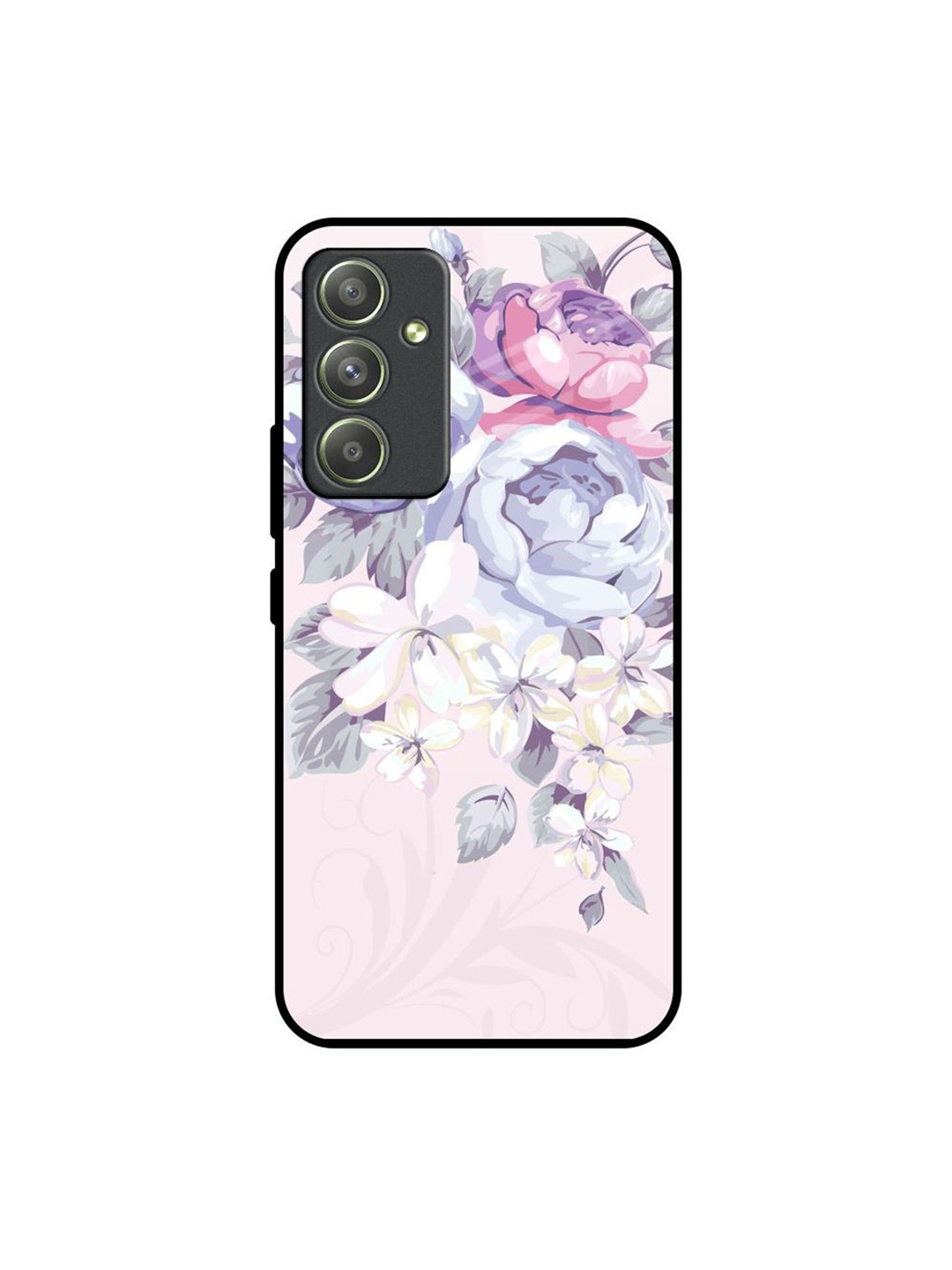 

QRIOH Floral Printed Samsung Galaxy A54 5G Back Case Mobile Accessories, Pink