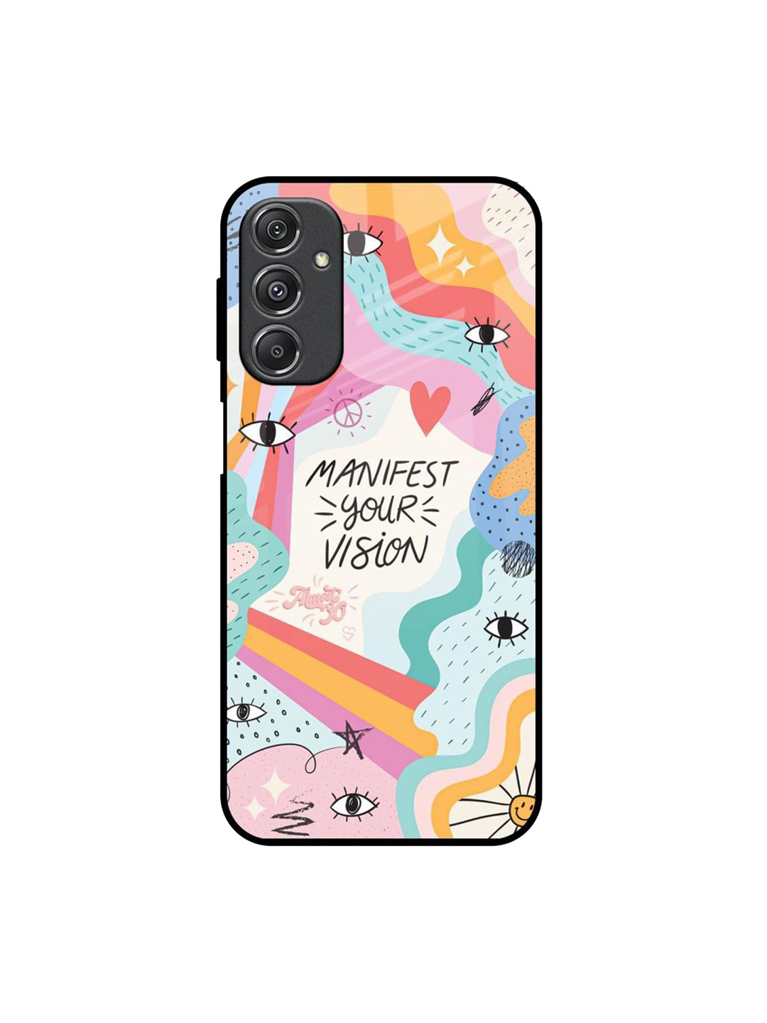 

QRIOH Typography Printed Samsung Galaxy M34 5G Back Case Mobile Accessories, White