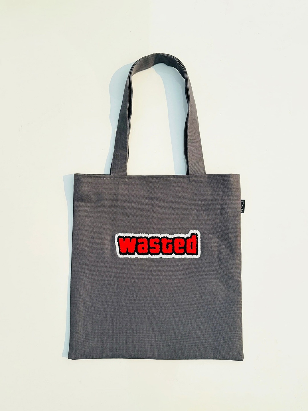 

TSANTA Colourblocked Structured Tote Bag, Grey
