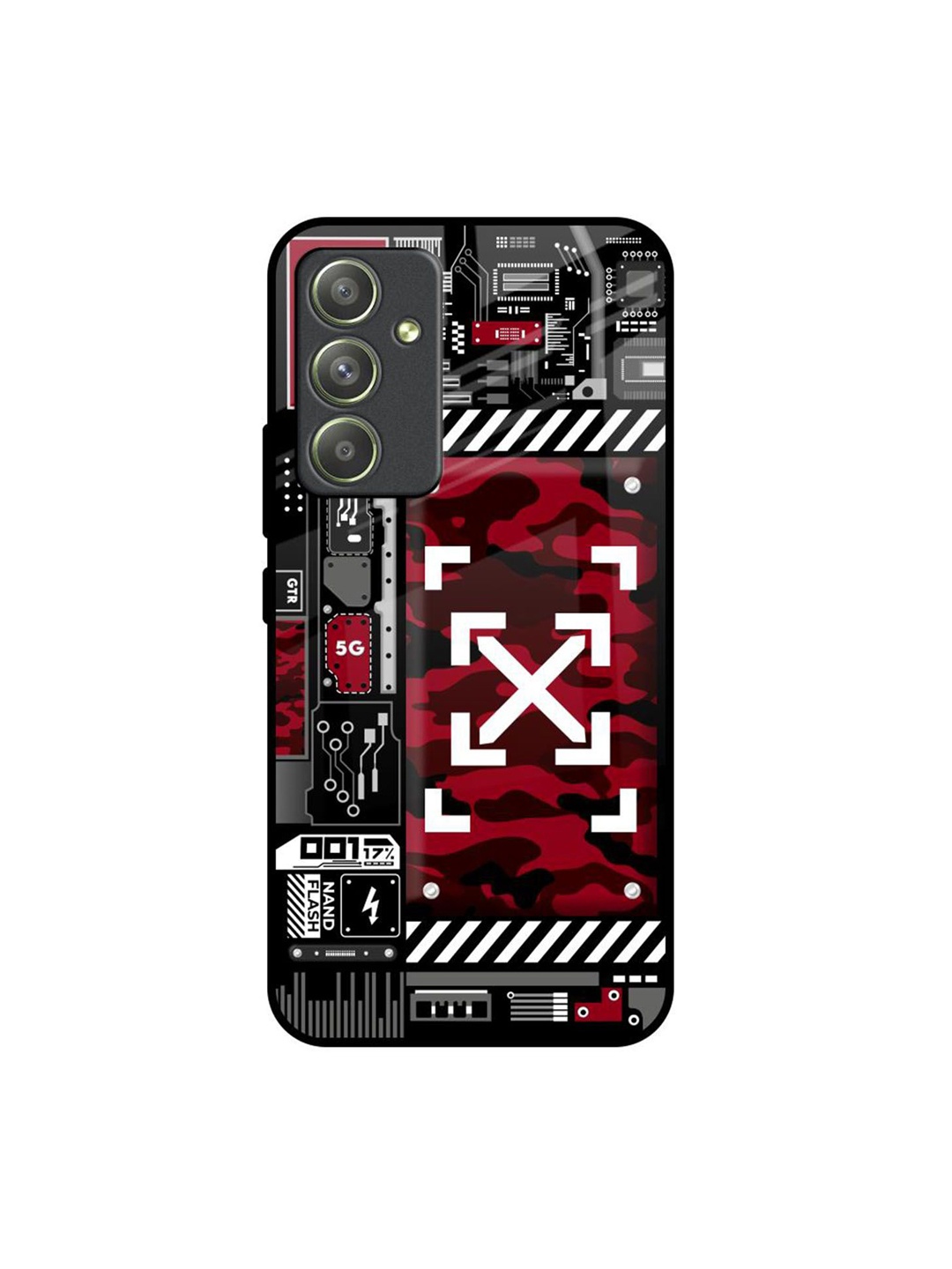 

QRIOH Typography Printed Samsung Galaxy A54 5G Back Case Mobile Accessories, Maroon