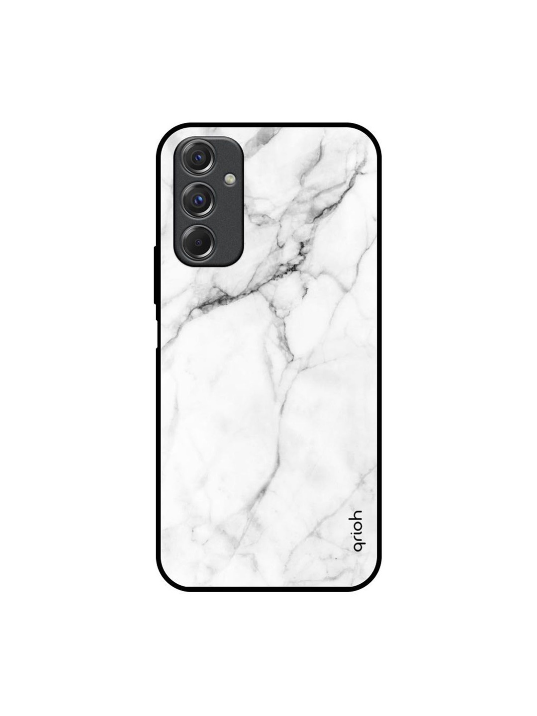 

QRIOH Quirky Printed Samsung Galaxy F34 5G Back Case Mobile Accessories, White