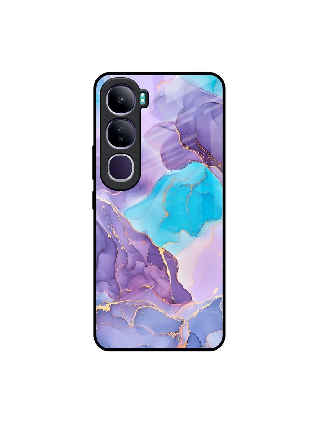 

QRIOH Quirky Printed Vivo Y300 5G Back Case Mobile Accessories, Purple