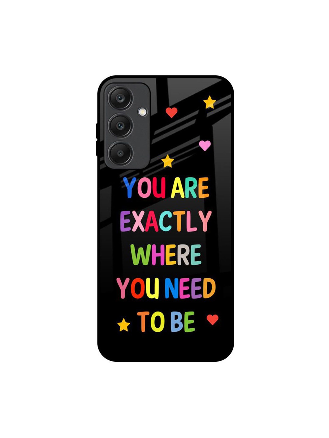 

QRIOH Typography Printed Samsung Galaxy A25 5G Back Case Mobile Accessories, Black