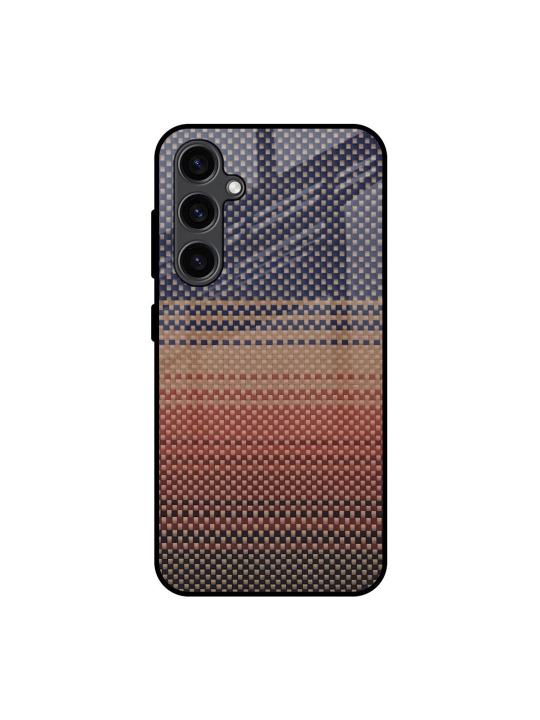 

QRIOH Abstract Printed Samsung Galaxy S23 FE 5G Back Case Mobile Accessories, Navy blue