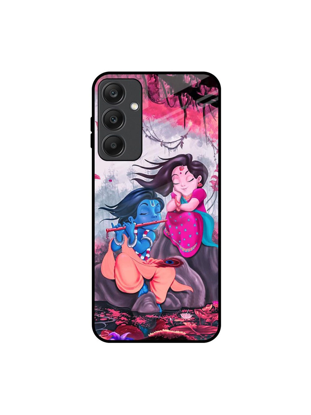 

QRIOH Quirky Printed Samsung Galaxy A25 5G Back Case Mobile Accessories, Pink