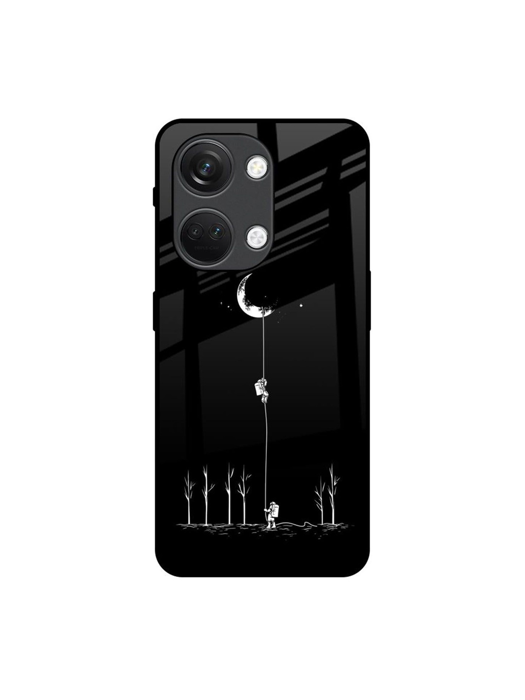 

QRIOH Quirky Printed OnePlus Nord 3 5G Back Case Mobile Accessories, Black