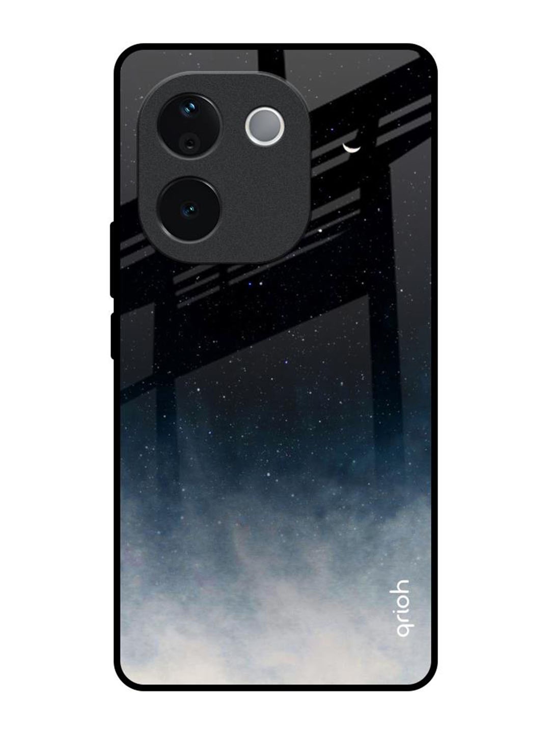 

QRIOH Abstract Printed Vivo T3 Pro 5G Back Case Mobile Accessories, Black