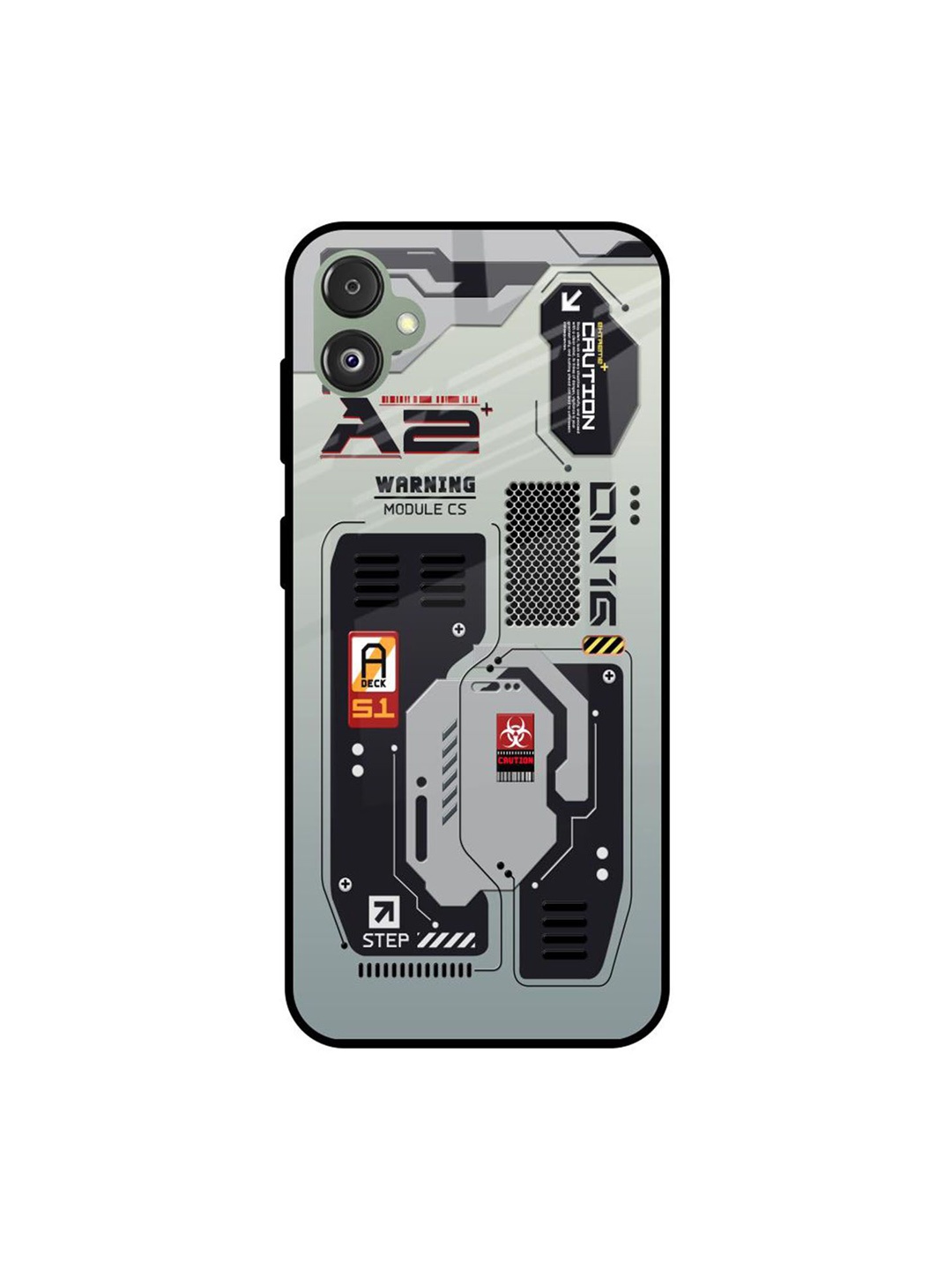 

QRIOH Typography Printed Samsung Galaxy F14 5G Back Case Mobile Accessories, Grey