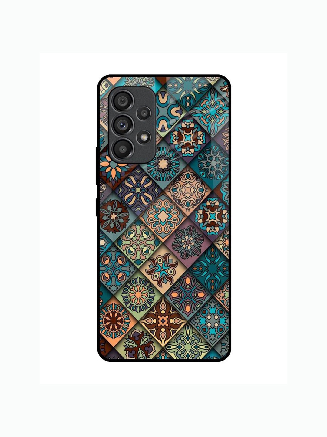 

QRIOH Quirky Printed Samsung Galaxy A53 5G Back Case Mobile Accessories, Teal