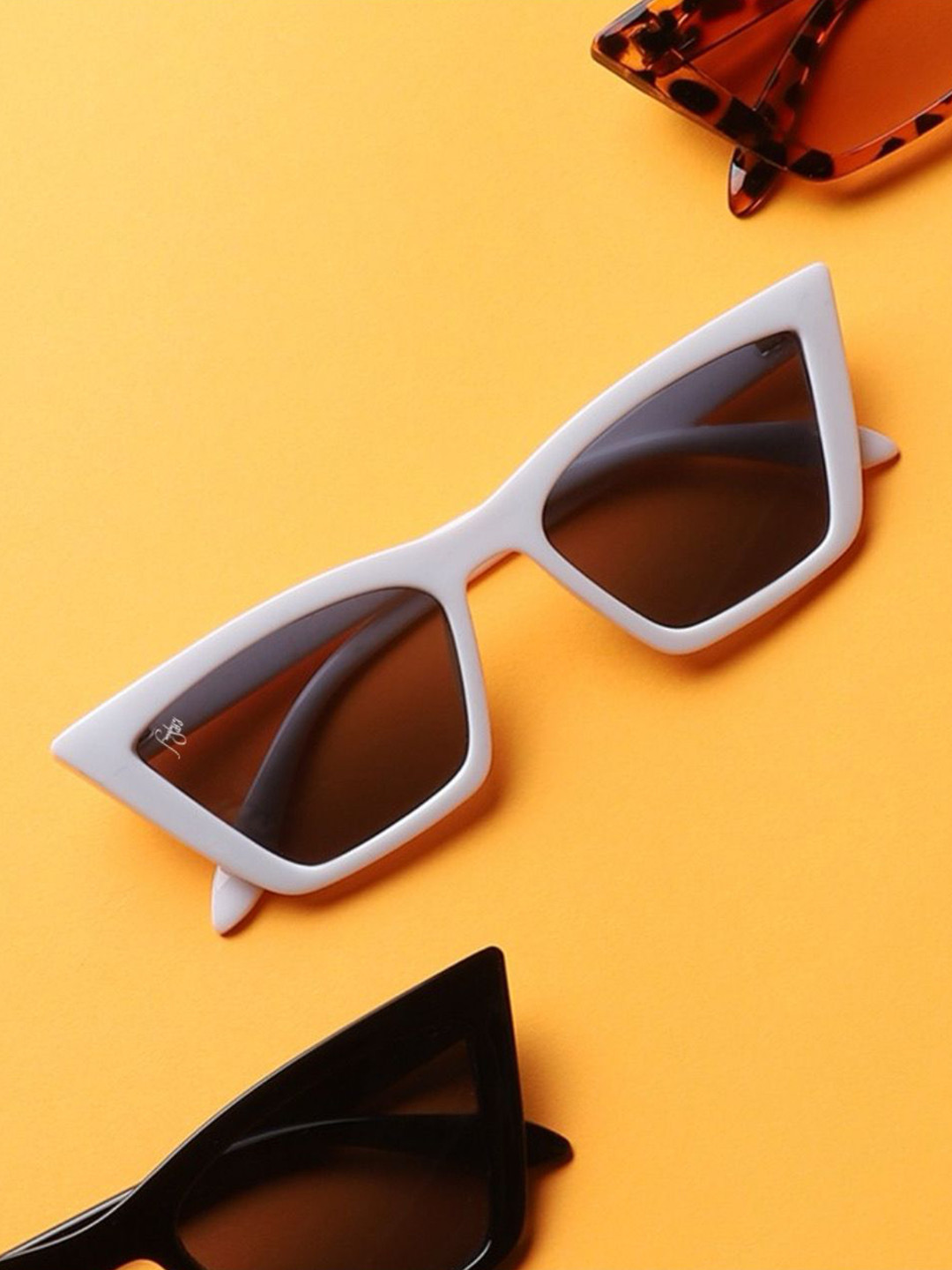 

FUNGLASSES Unisex Cateye Sunglasses with UV Protected Lens 1020 BIG OG CATEYE, Black