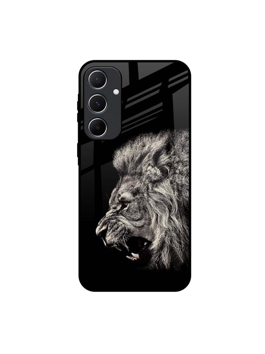 

QRIOH Quirky Printed Samsung Galaxy A55 5G Back Case Mobile Accessories, Black
