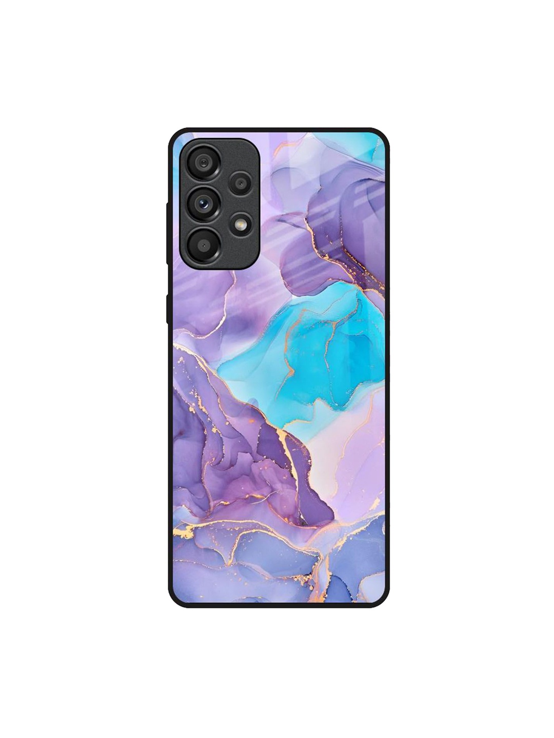 

QRIOH Quirky Printed Samsung Galaxy A33 5G Back Case Mobile Accessories, Purple