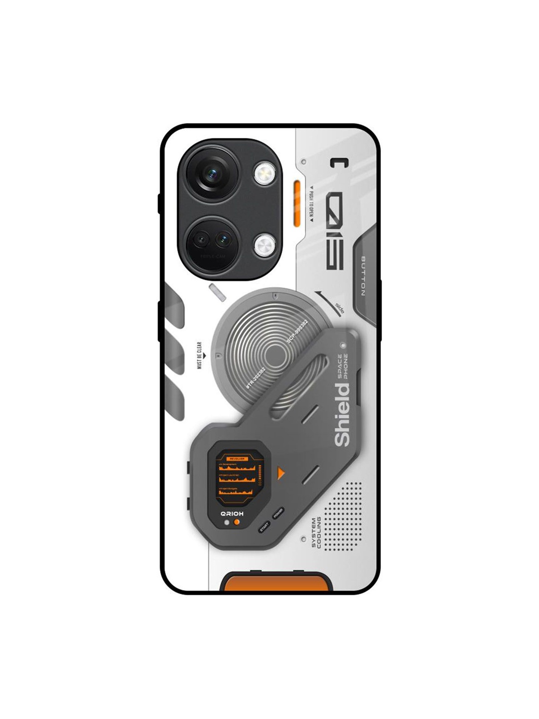 

QRIOH Typography Printed OnePlus Nord 3 5G Back Case Mobile Accessories, White
