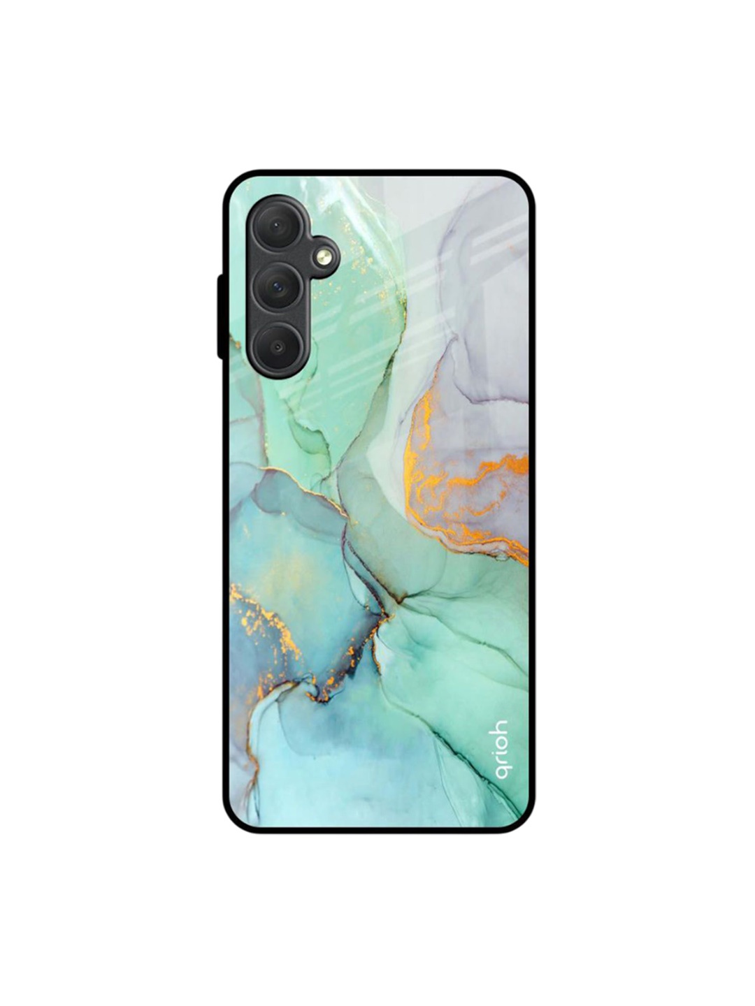 

QRIOH Abstract Printed Samsung Galaxy M54 5G Back Case Mobile Accessories, Green