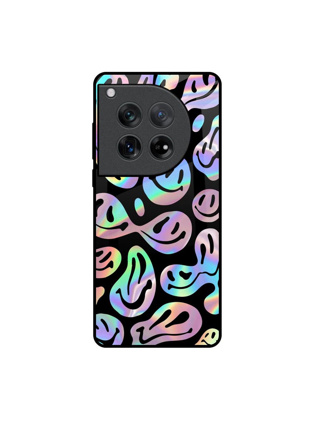 

QRIOH Abstract Printed Oneplus 12 Back Case Mobile Accessories, Purple