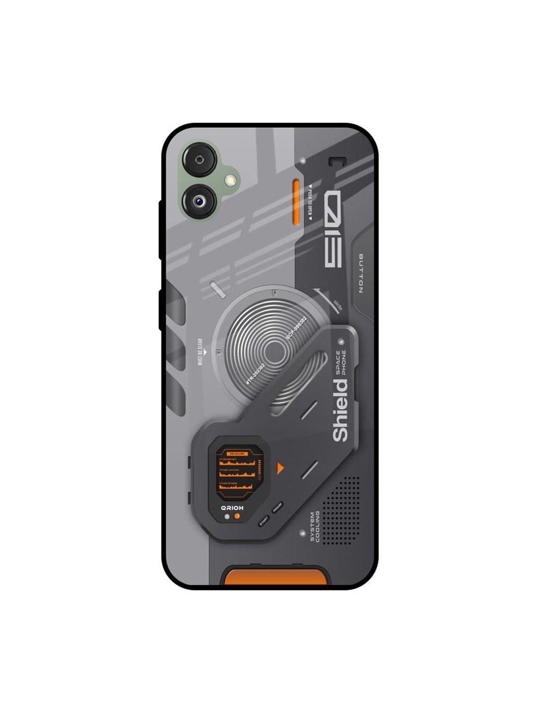 

QRIOH Typography Printed Samsung Galaxy F14 5G Back Case Mobile Accessories, Grey