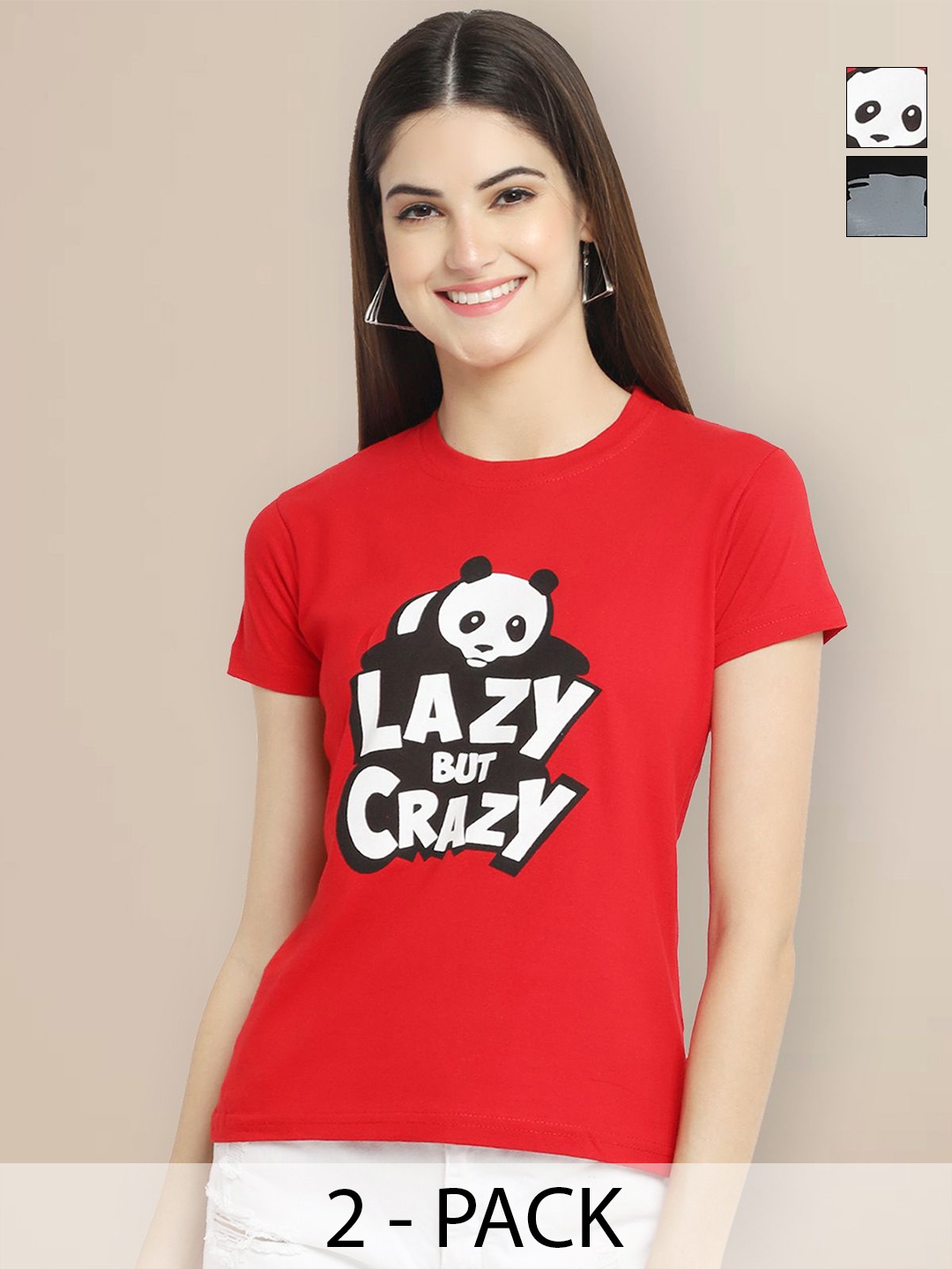 

Metronaut Women Typography 2 Printed T-shirt, Multi