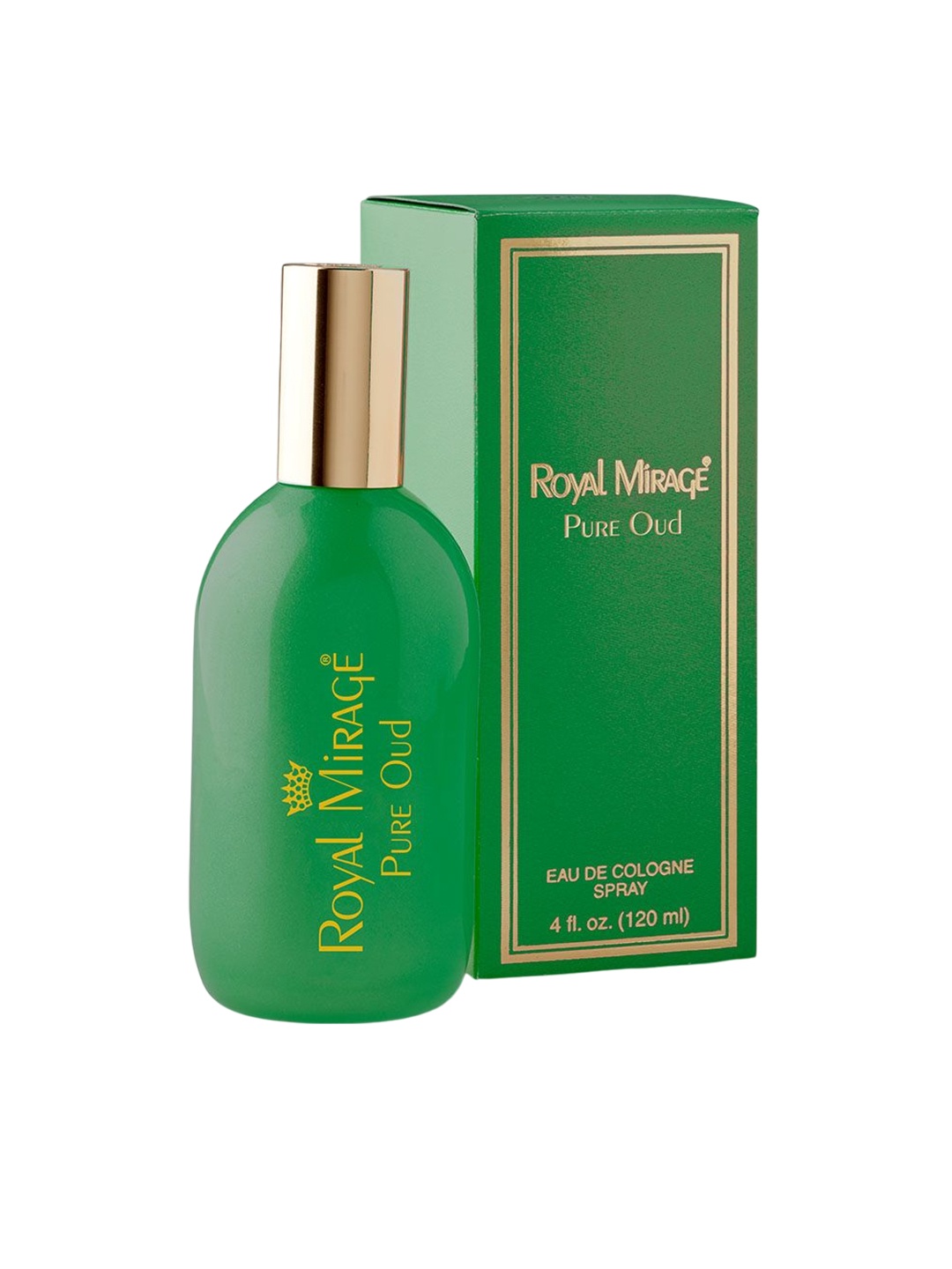 

Royal Mirage Unisex Pure Oud Long Lasting Eau de Cologne - 120 ml, Green