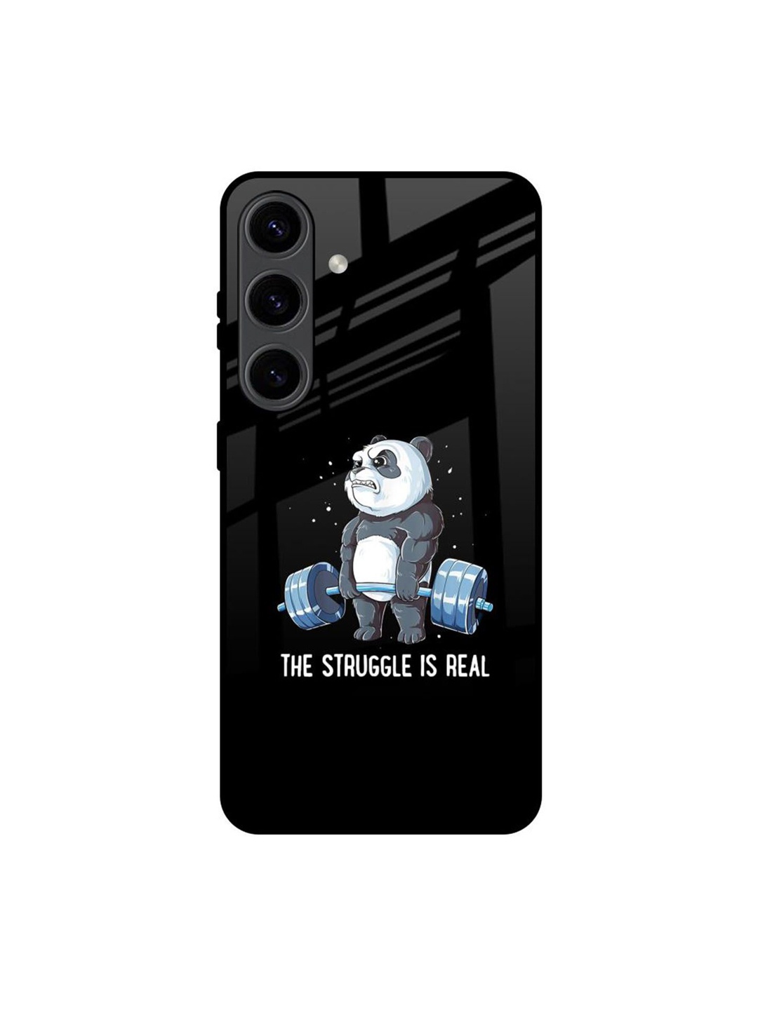 

QRIOH Quirky Printed Samsung Galaxy S24 5G Back Case Mobile Accessories, Black