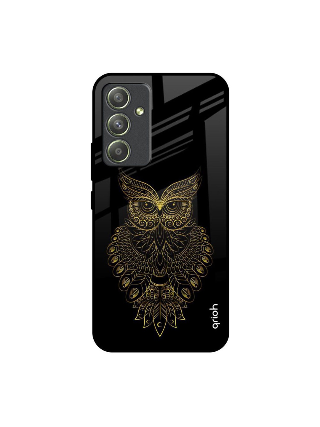 

QRIOH Quirky Printed Samsung Galaxy A54 5G Back Case Mobile Accessories, Black