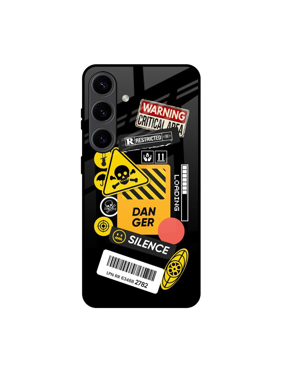 

QRIOH Typography Printed Samsung Galaxy S24 5G Back Case Mobile Accessories, Black