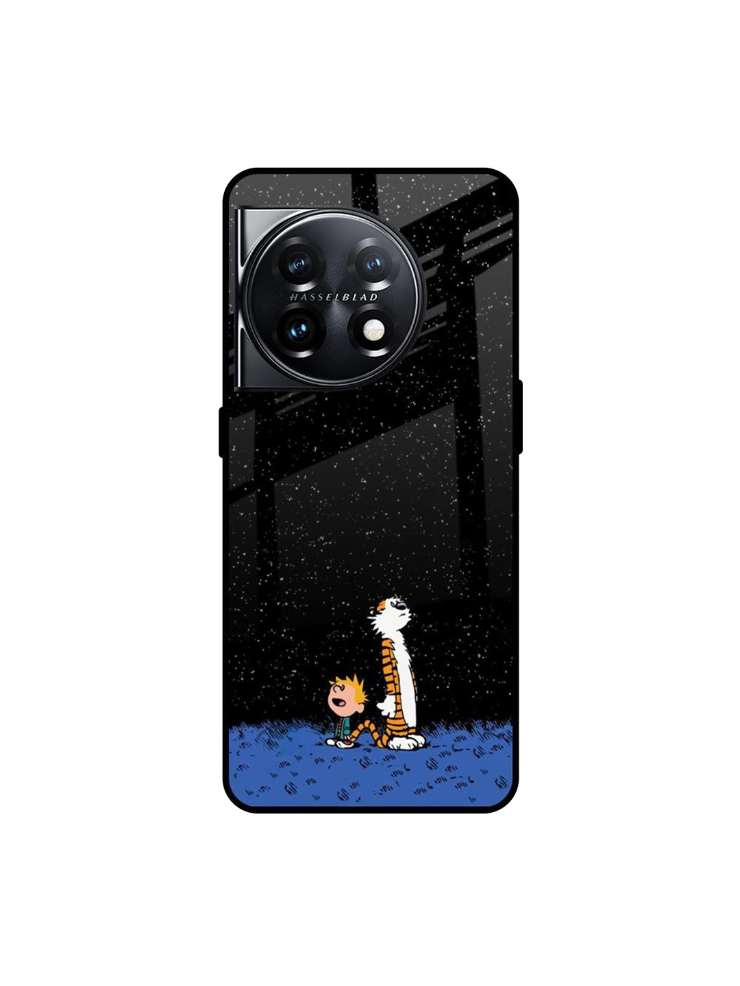 

QRIOH Quirky Printed OnePlus 11 5G Back Case Mobile Accessories, Black