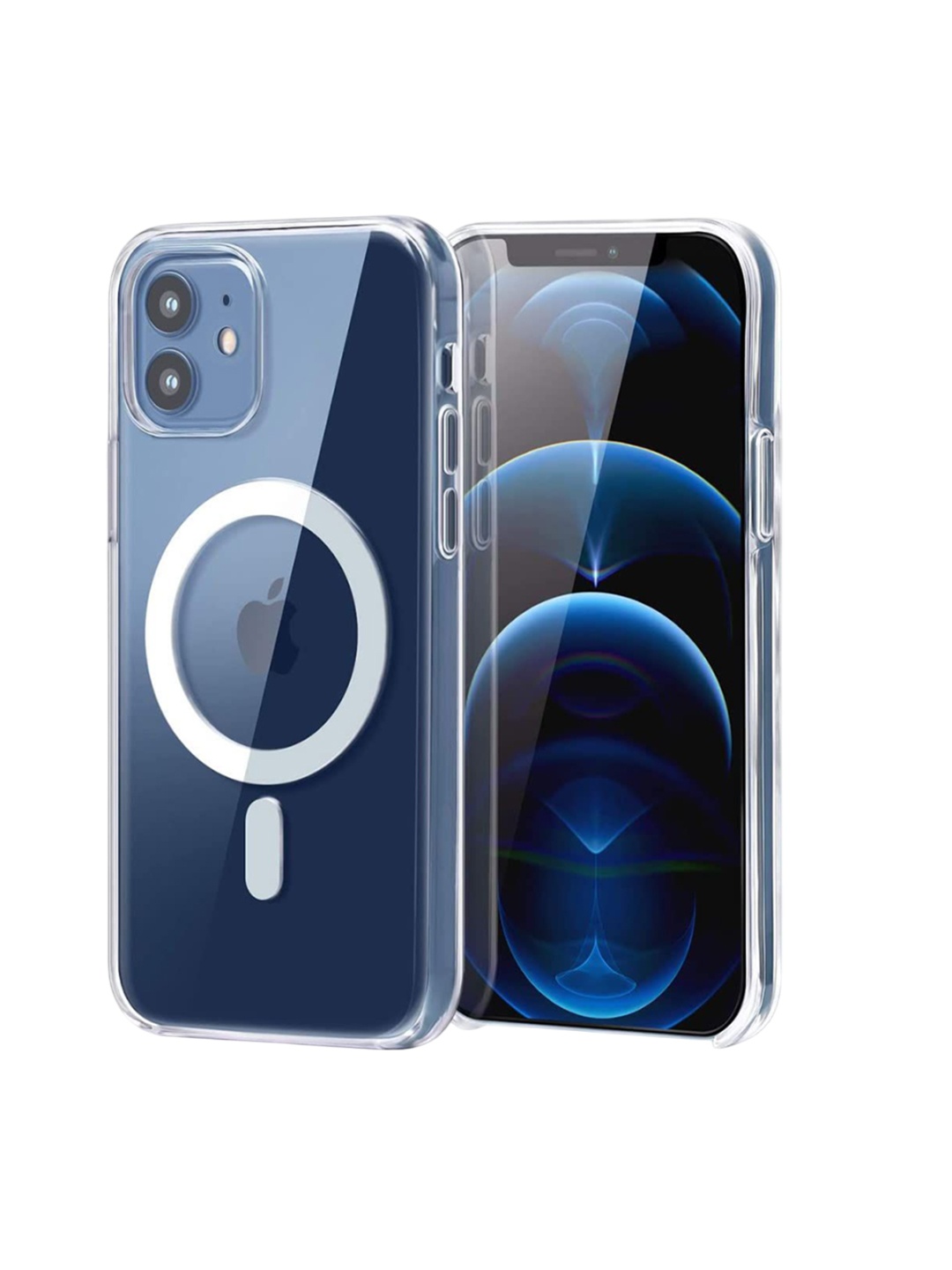

LIRAMARK Abstract Printed iPhone 12 Mini Back Case Mobile Accessories, Transparent