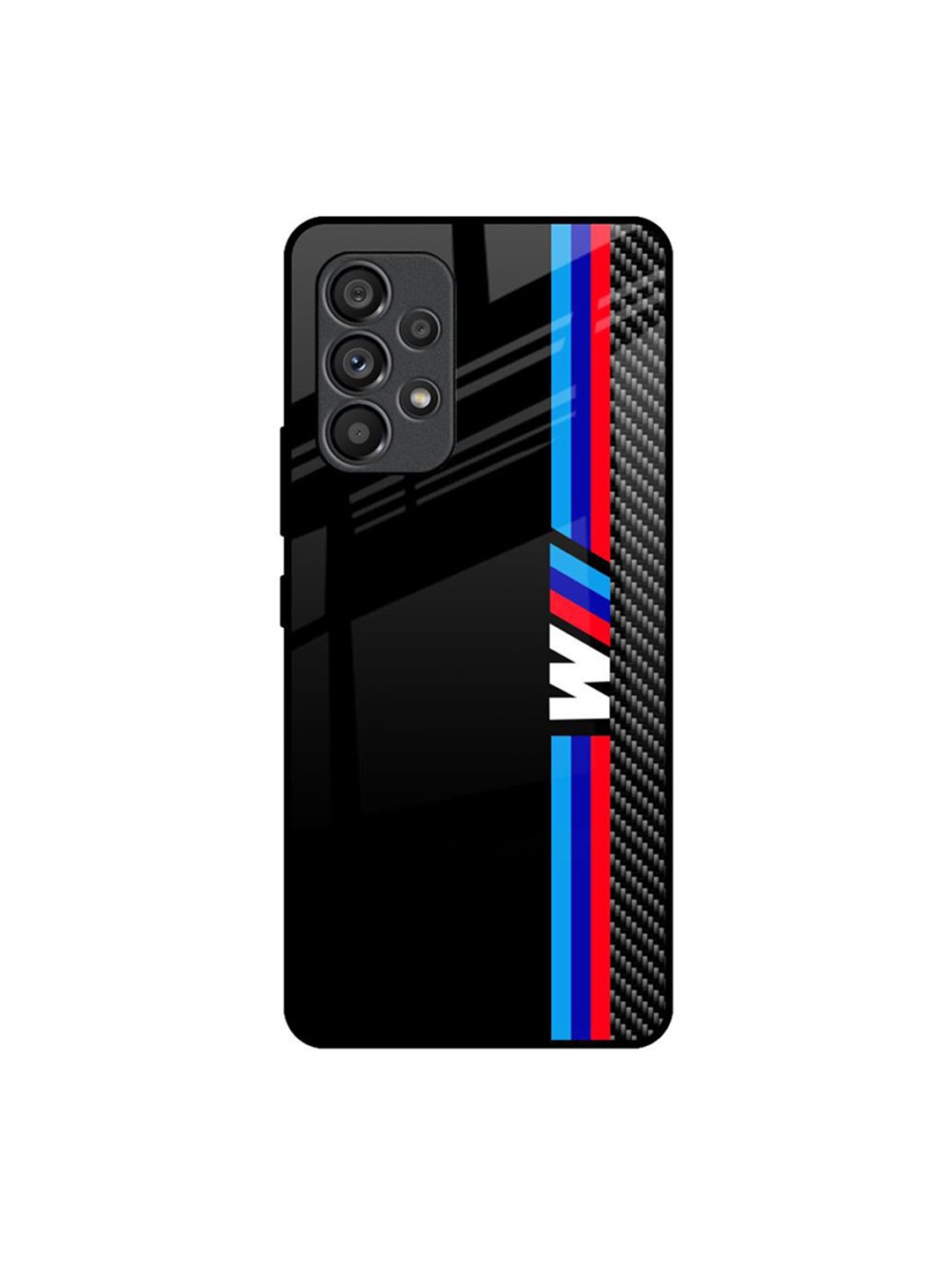 

QRIOH Quirky Printed Samsung Galaxy A53 5G Back Case Mobile Accessories, Black