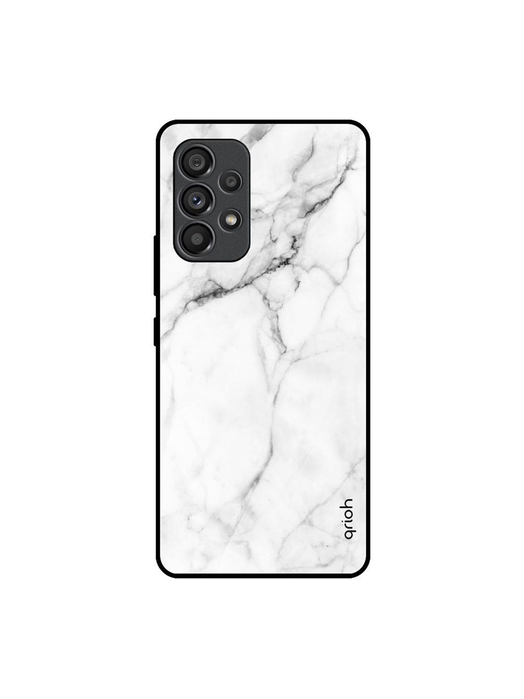 

QRIOH Quirky Printed Samsung Galaxy A53 5G Back Case Mobile Accessories, White