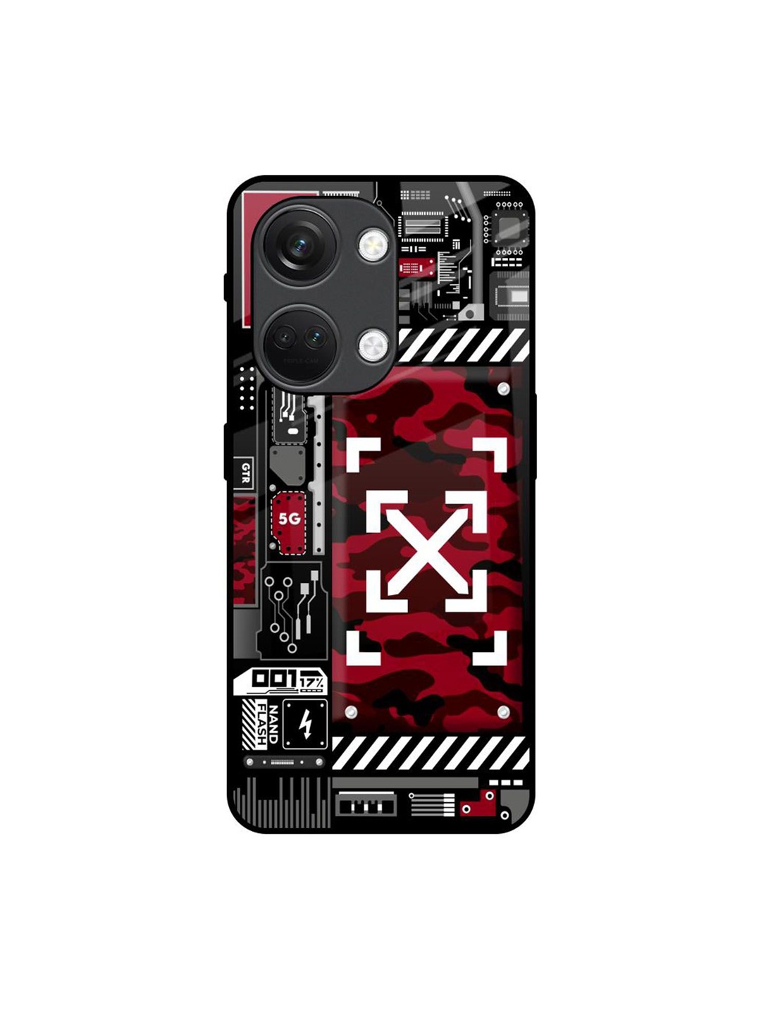 

QRIOH Typography Printed OnePlus Nord 3 5G Back Case Mobile Accessories, Maroon