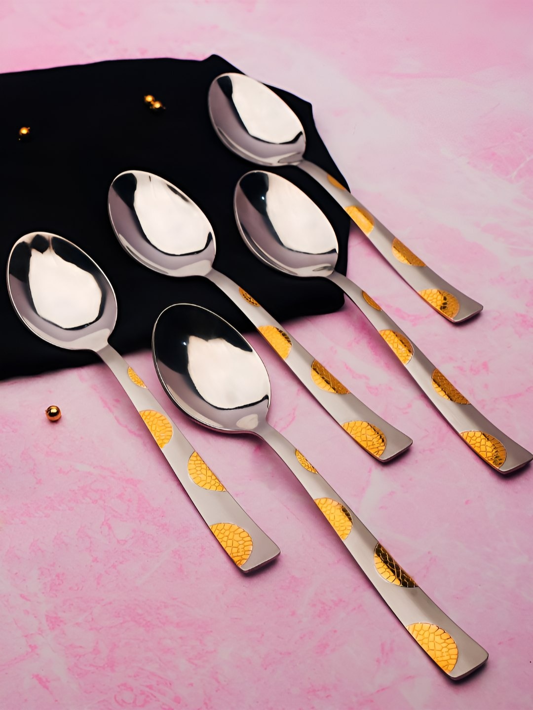 

Parage 6 Pieces Silver-Toned Stainless Steel Table Spoon