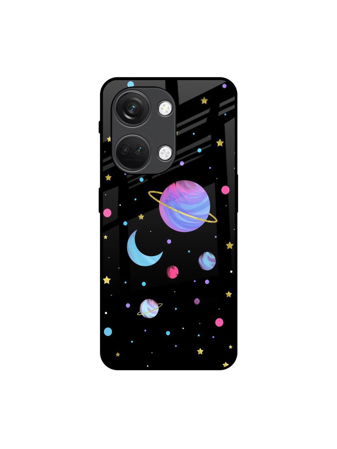 

QRIOH Quirky Printed OnePlus Nord 3 5G Back Case Mobile Accessories, Black