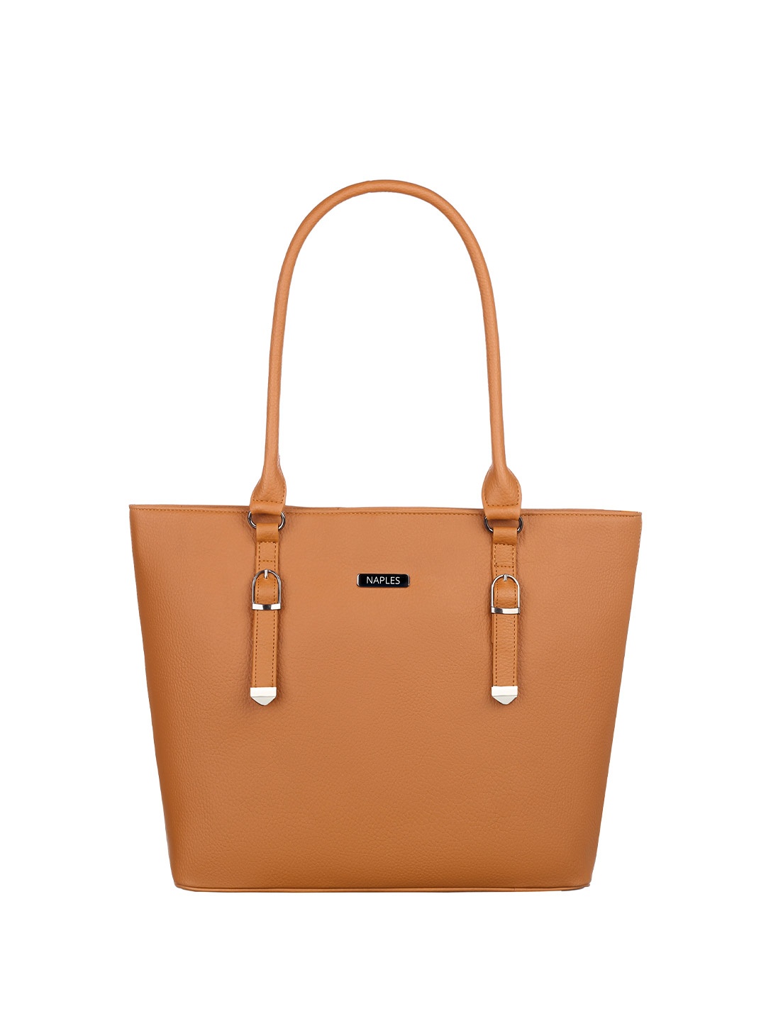 

Naples PU Structured Shoulder Bag, Tan