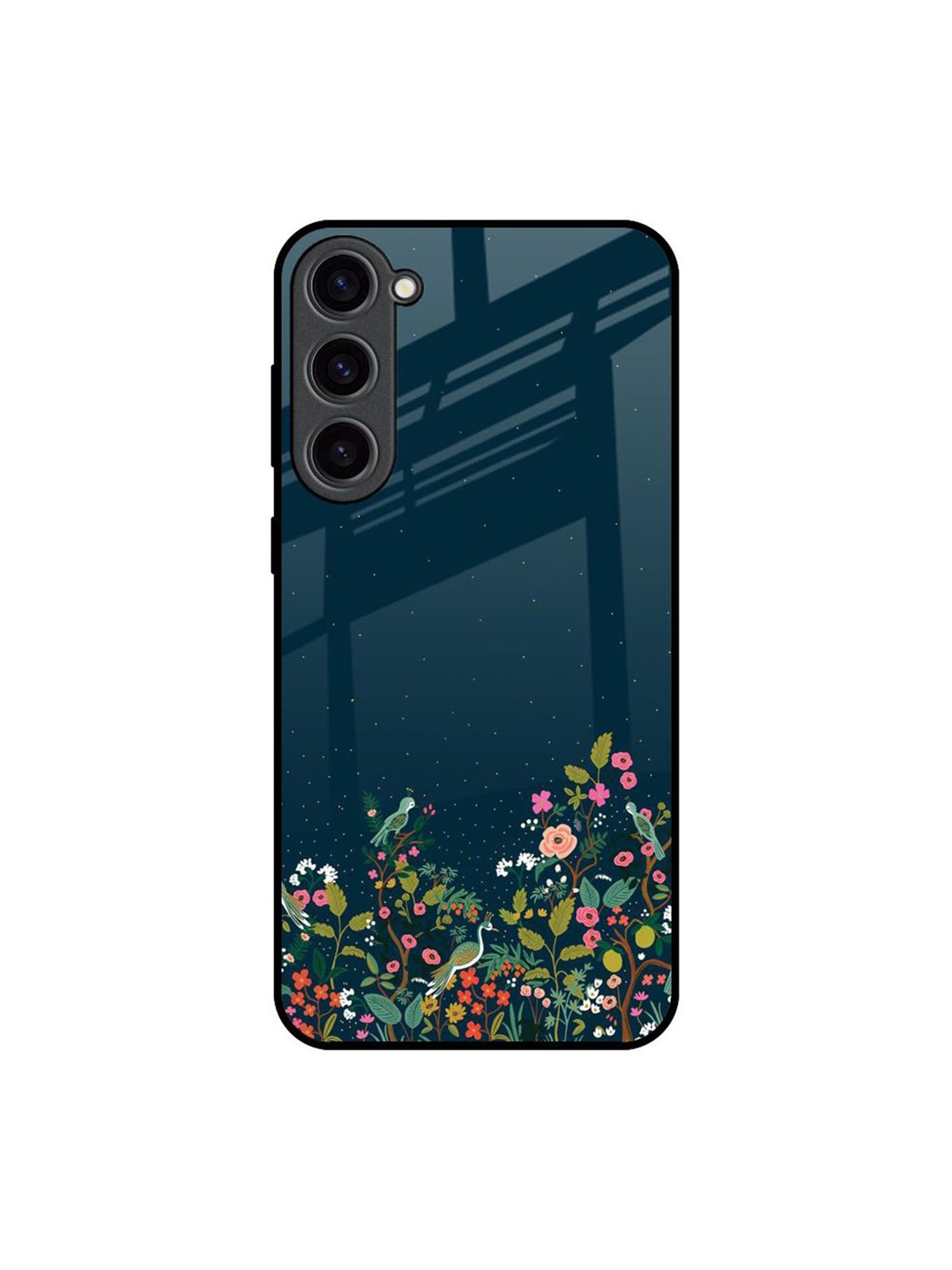 

QRIOH Floral Printed Samsung Galaxy S23 Plus 5G Back Case Mobile Accessories, Green