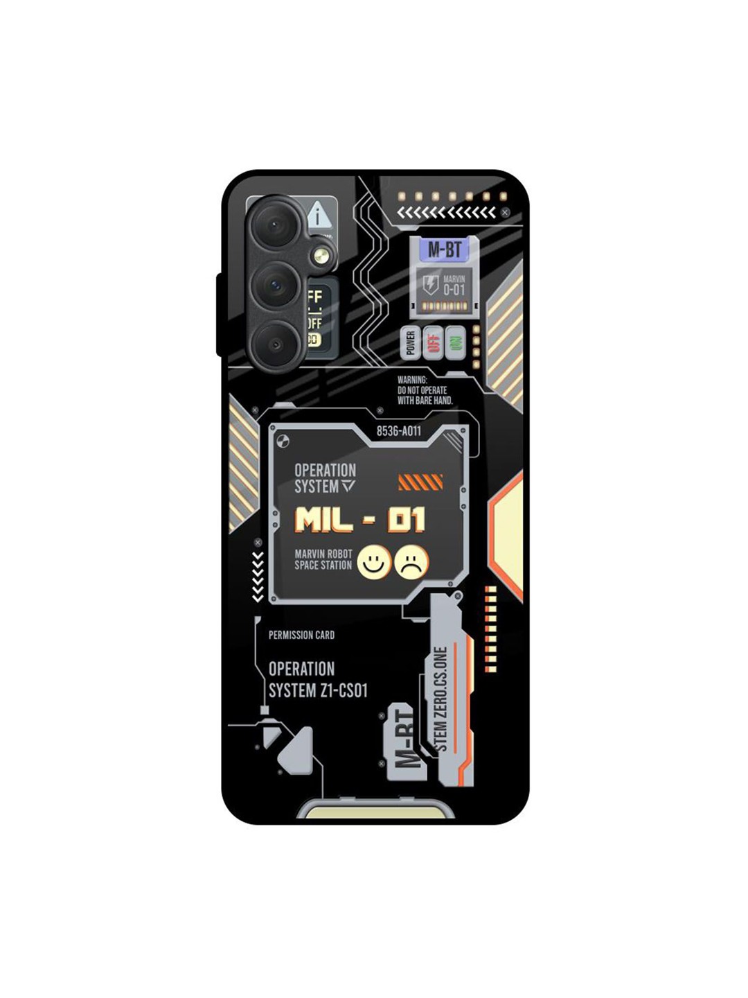 

QRIOH Typography Printed Samsung Galaxy M54 5G Back Case Mobile Accessories, Black