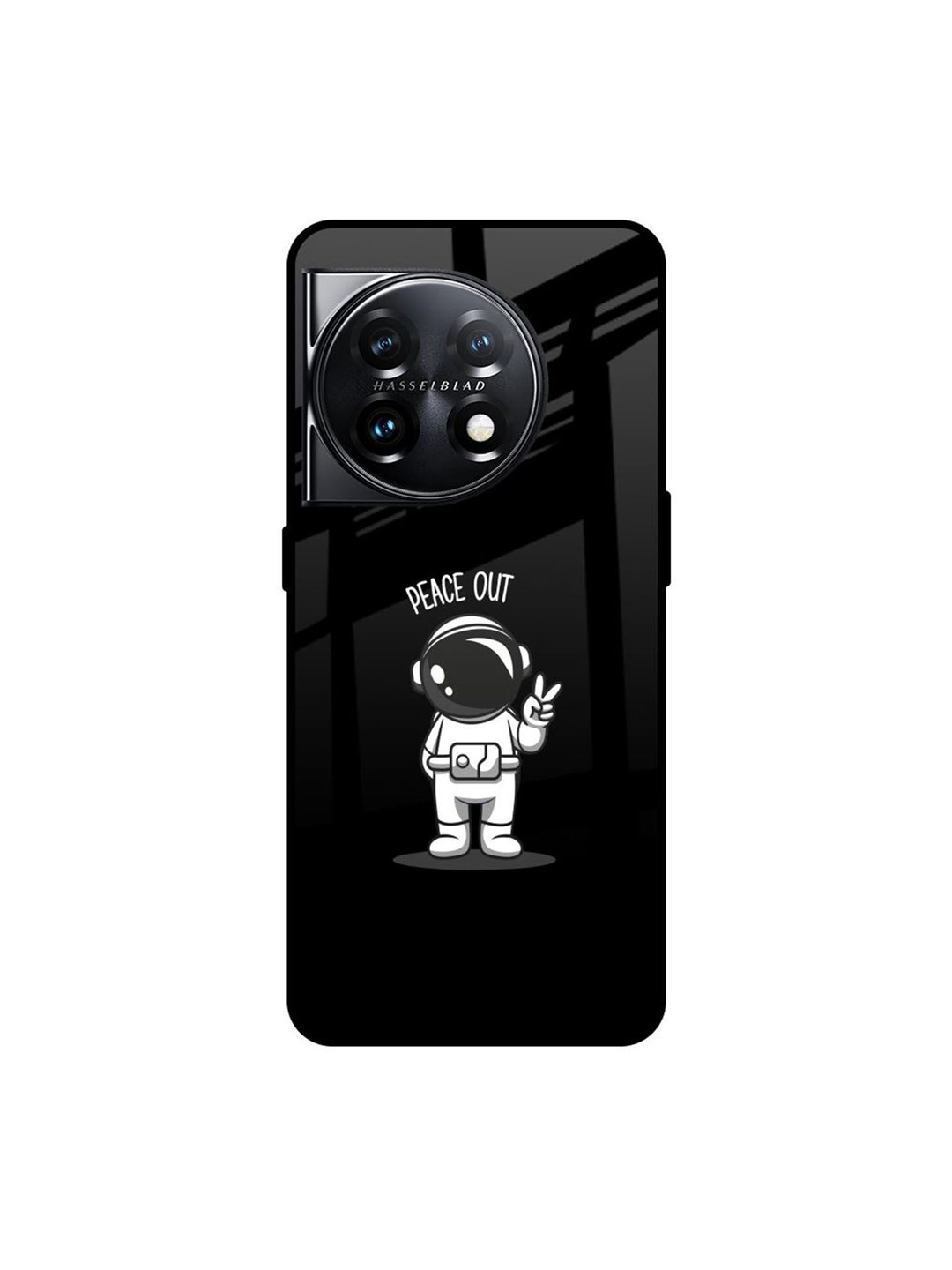 

QRIOH Quirky Printed OnePlus 11 5G Back Case Mobile Accessories, Black