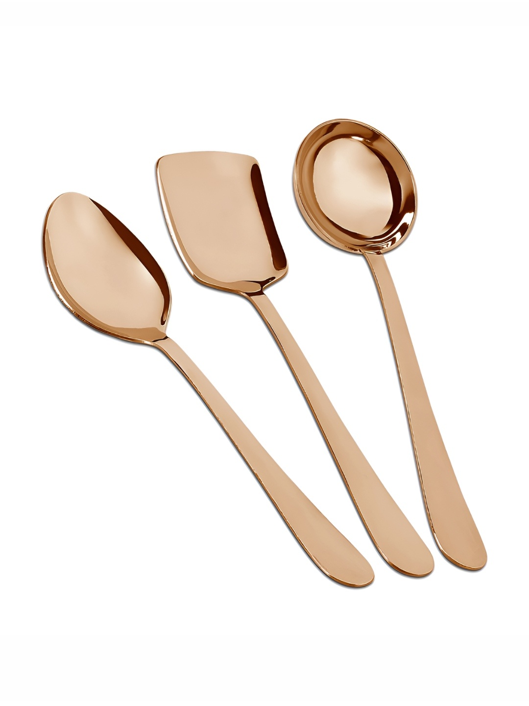 

Parage 3 Pieces Rose Gold Stainless Steel Serving Spoon
