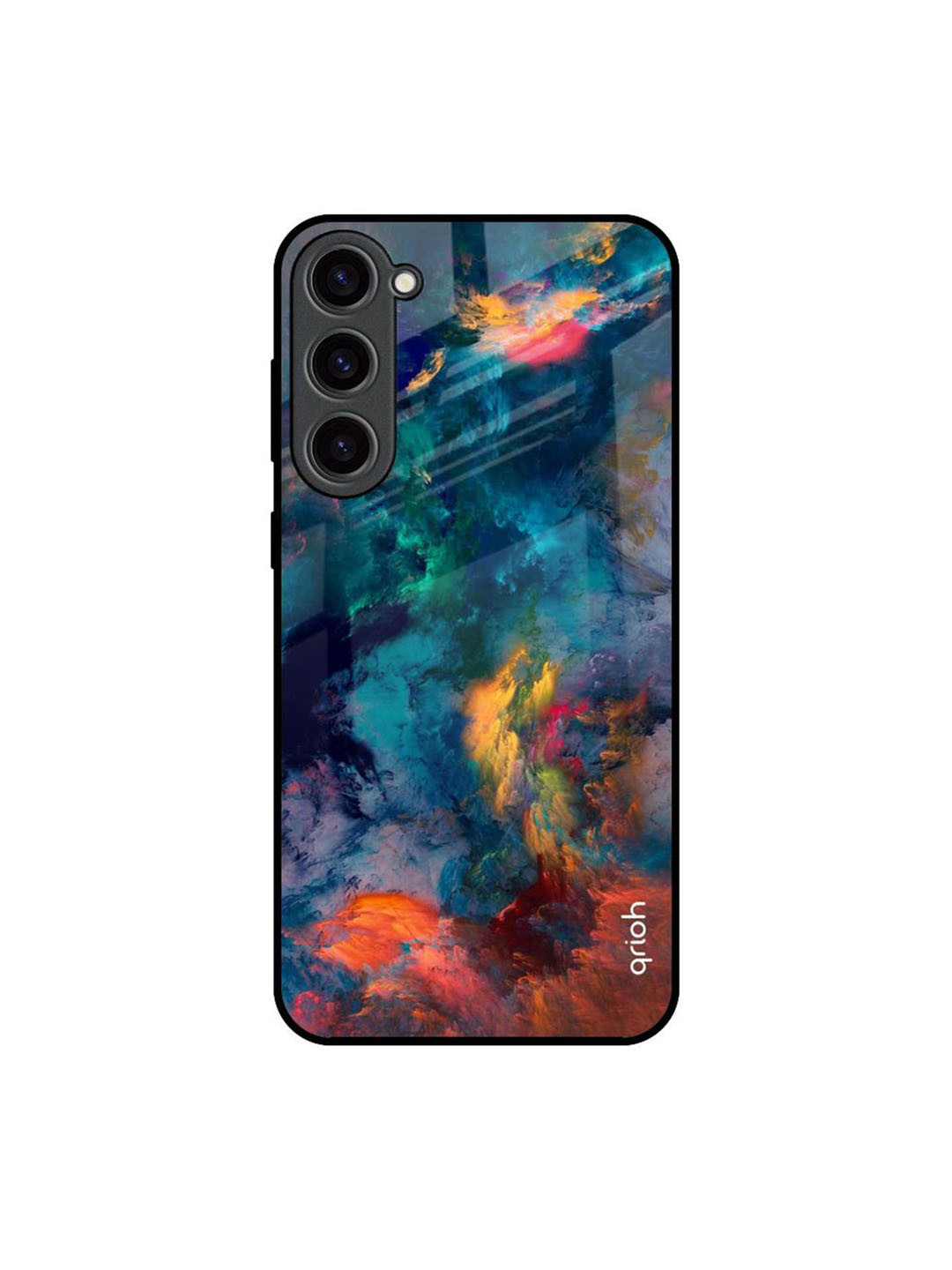 

QRIOH Quirky Printed Samsung Galaxy S23 Plus 5G Back Case Mobile Accessories, Navy blue