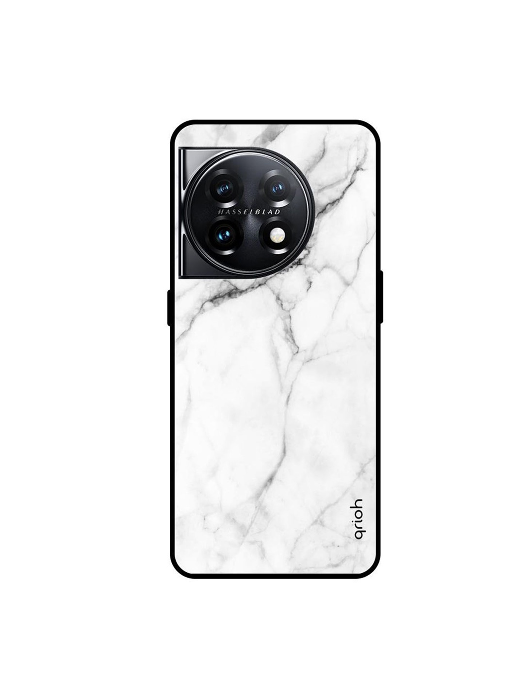 

QRIOH Abstract Printed OnePlus 11 5G Back Case Mobile Accessories, White