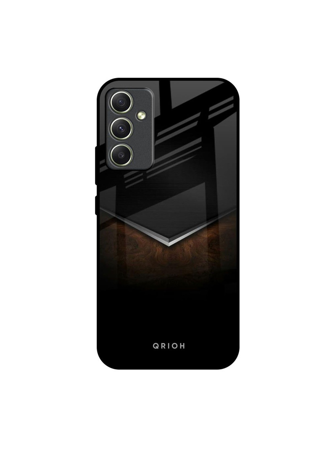 

QRIOH Abstract Printed Samsung Galaxy A34 5G Back Case Mobile Accessories, Black