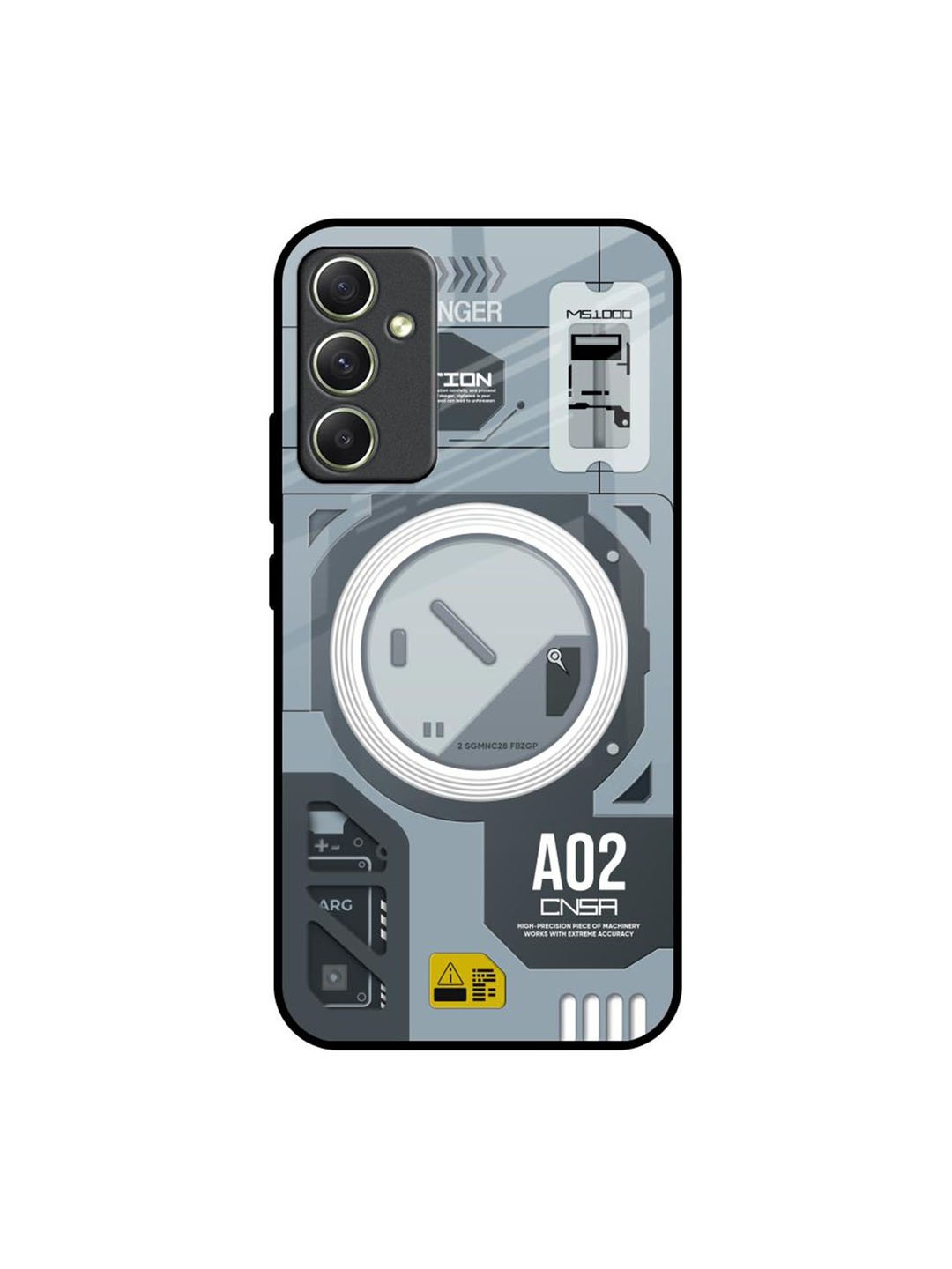 

QRIOH Typography Printed Samsung Galaxy A34 5G Back Case Mobile Accessories, Grey