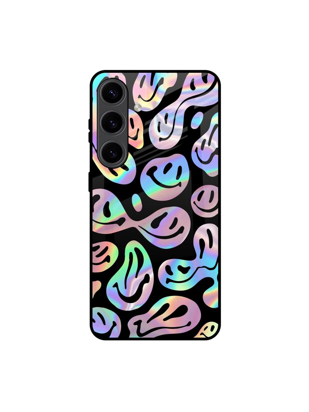 

QRIOH Quirky Printed Samsung Galaxy S24 5G Back Case Mobile Accessories, Black