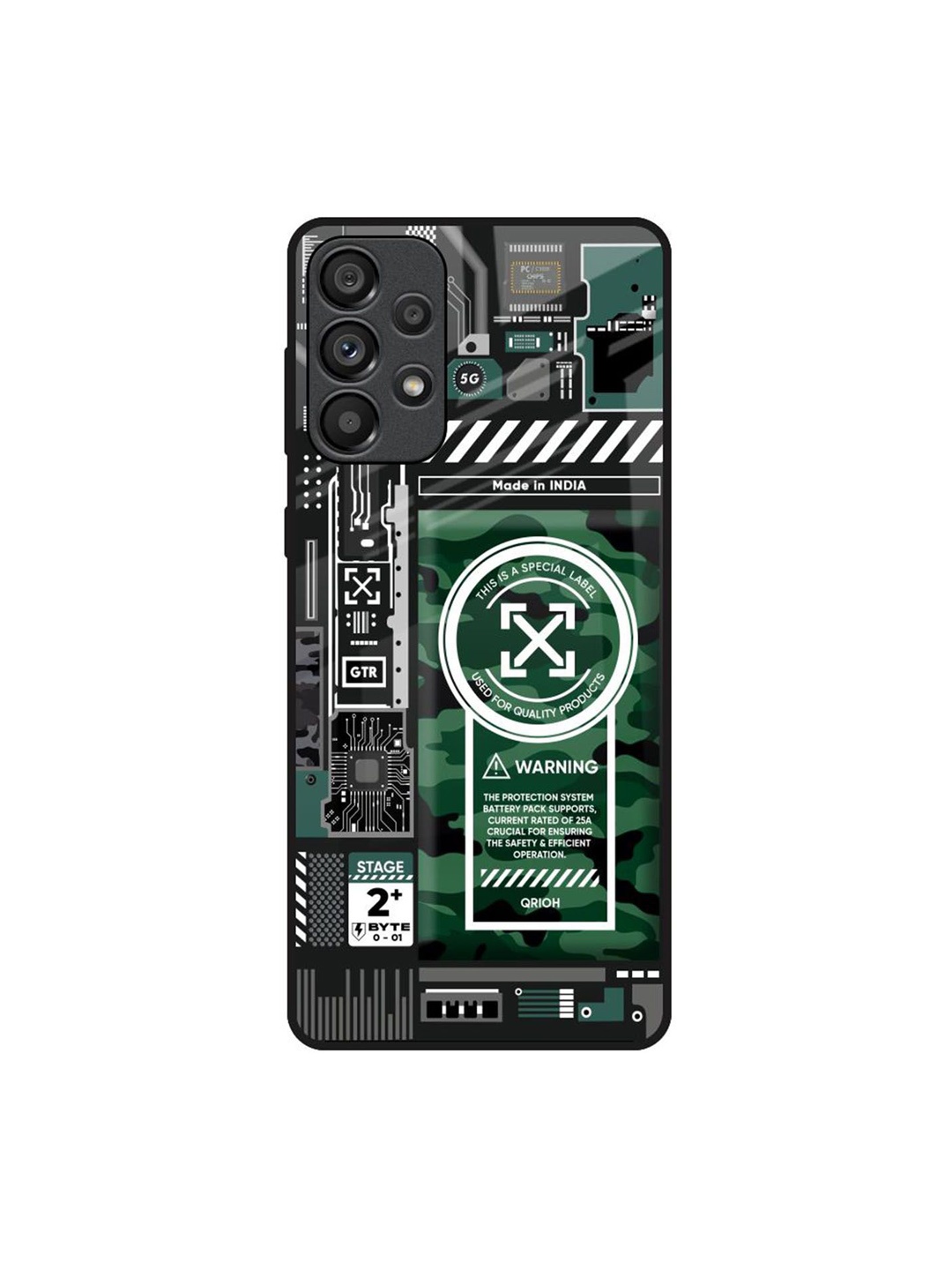 

QRIOH Typography Printed Samsung Galaxy A33 5G Back Case Mobile Accessories, Black