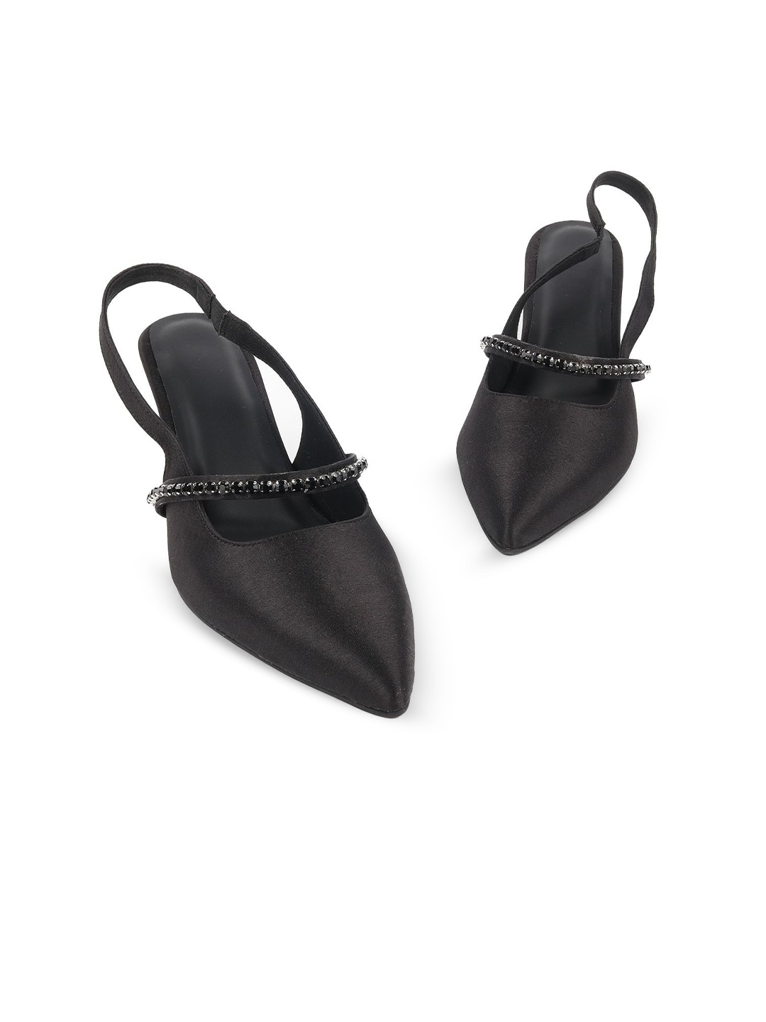 

ODETTE Women PU Platform Pumps, Black