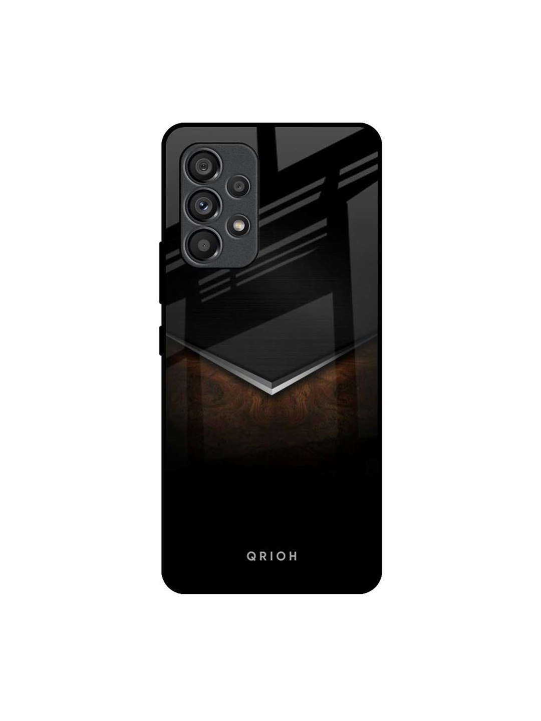

QRIOH Abstract Printed Samsung Galaxy A53 5G Back Case Mobile Accessories, Black