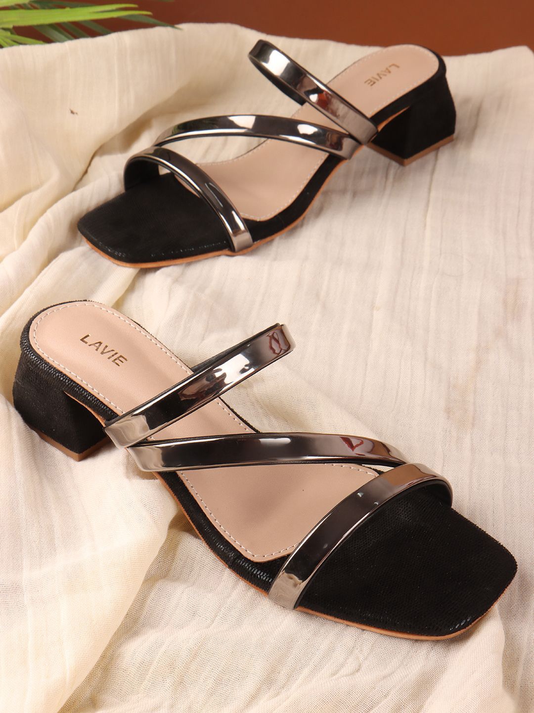 

Lavie Block Sandals, Black