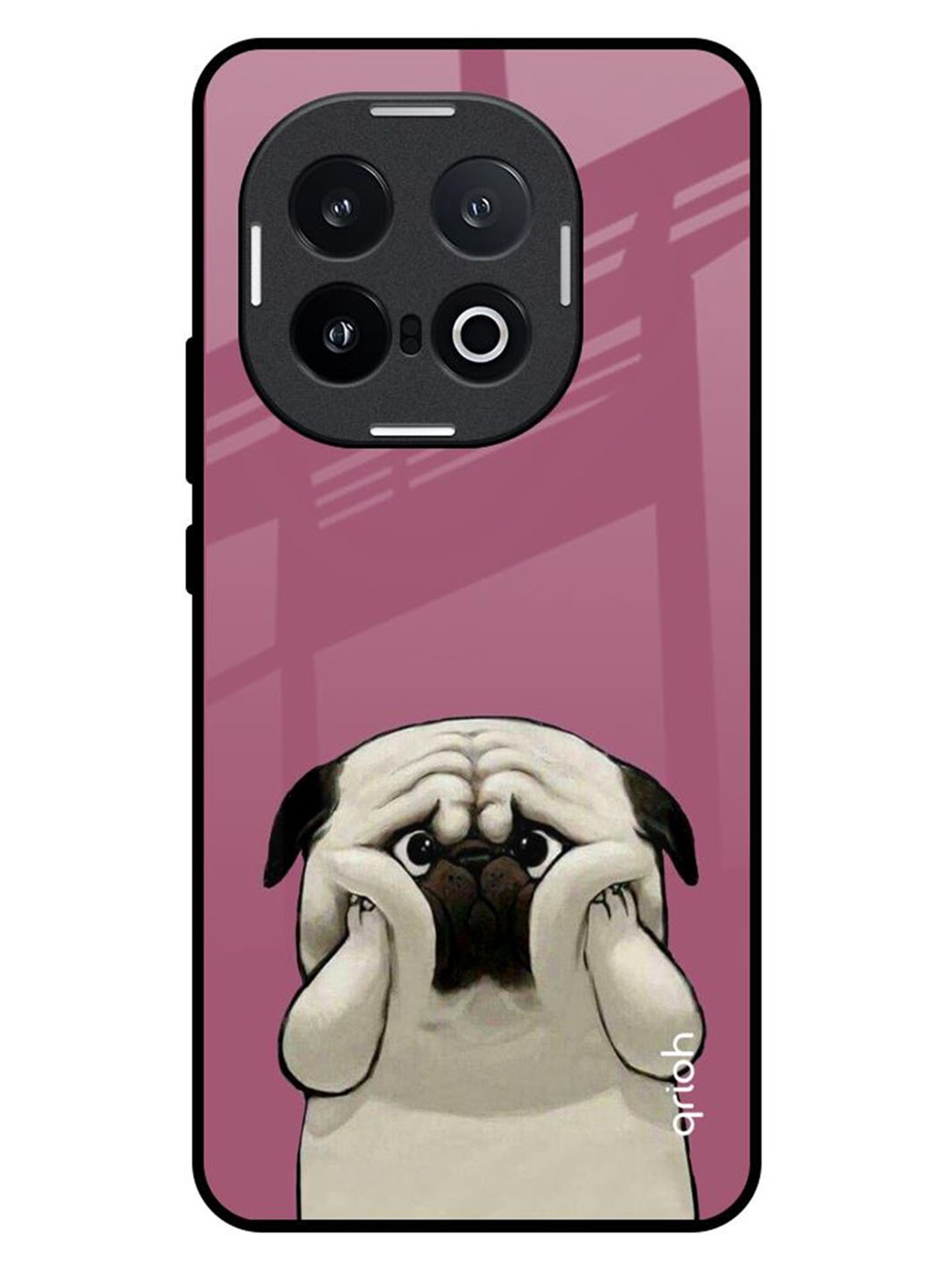 

QRIOH Quirky Printed IQOO 13 5G Back Case Mobile Accessories, Pink
