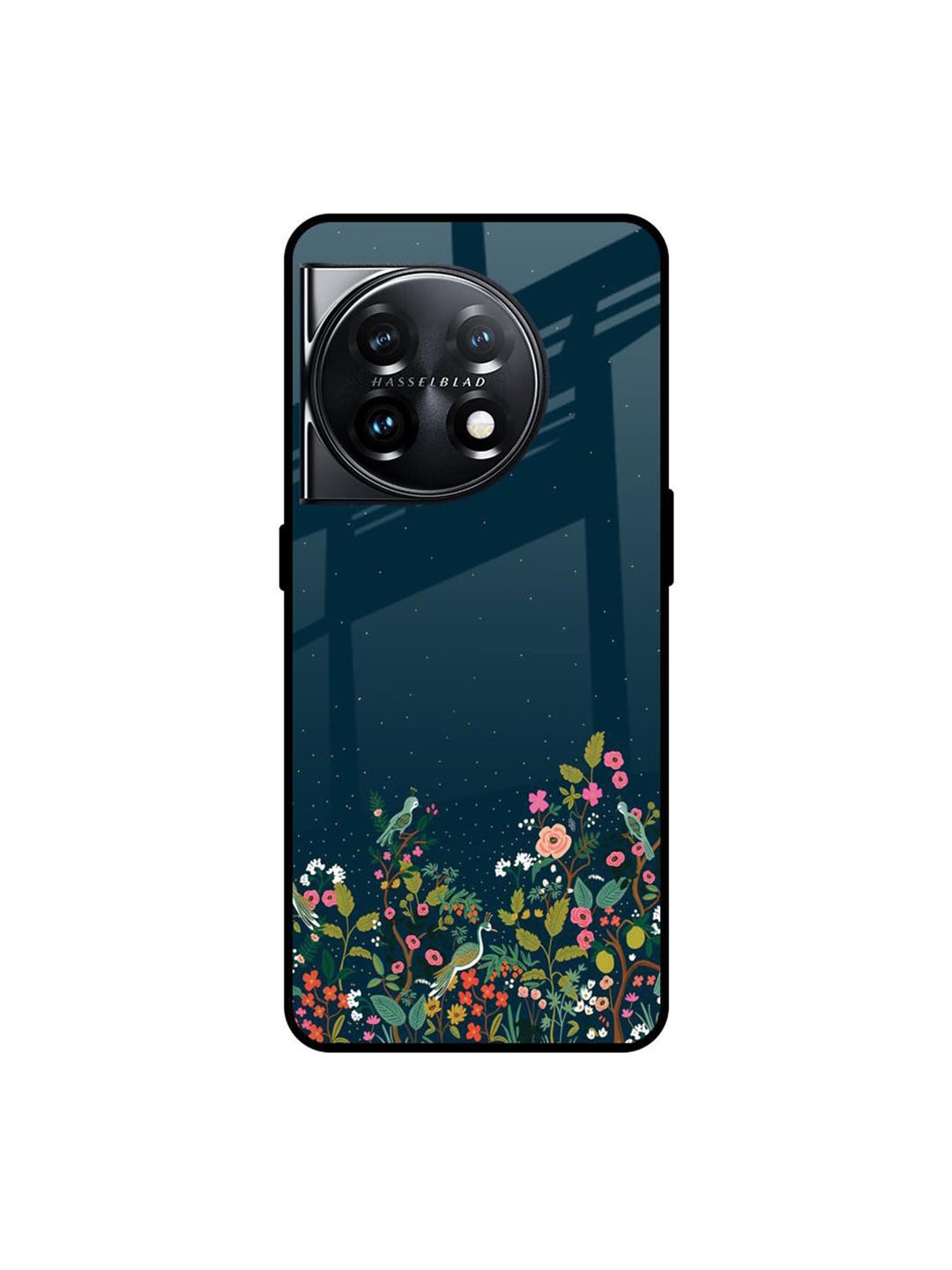 

QRIOH Floral Printed OnePlus 11 5G Back Case Mobile Accessories, Green