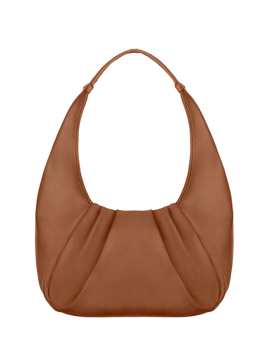

Naples PU Structured Shoulder Bag, Tan